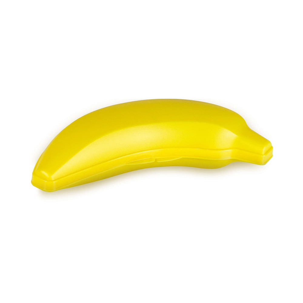 Porta Banana Amarelo em Plástico Plasutil