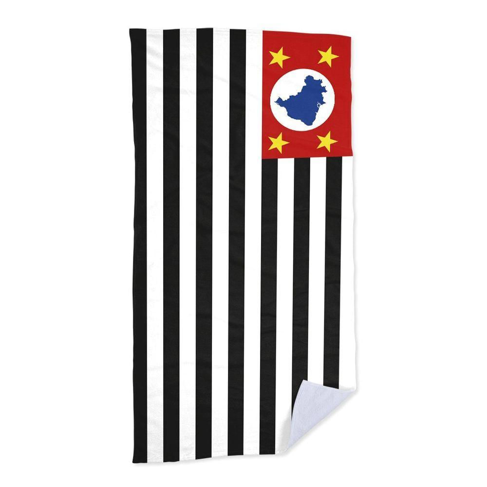 Toalha De Praia Bandeira São Paulo  criativas e clássicas