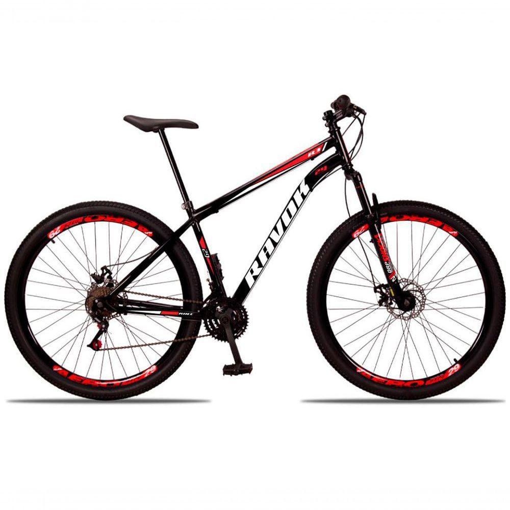 Bicicleta Bike Aço Aro 29 Suspensão Dianteira 21 Velocidades Freio A Disco Vermelho