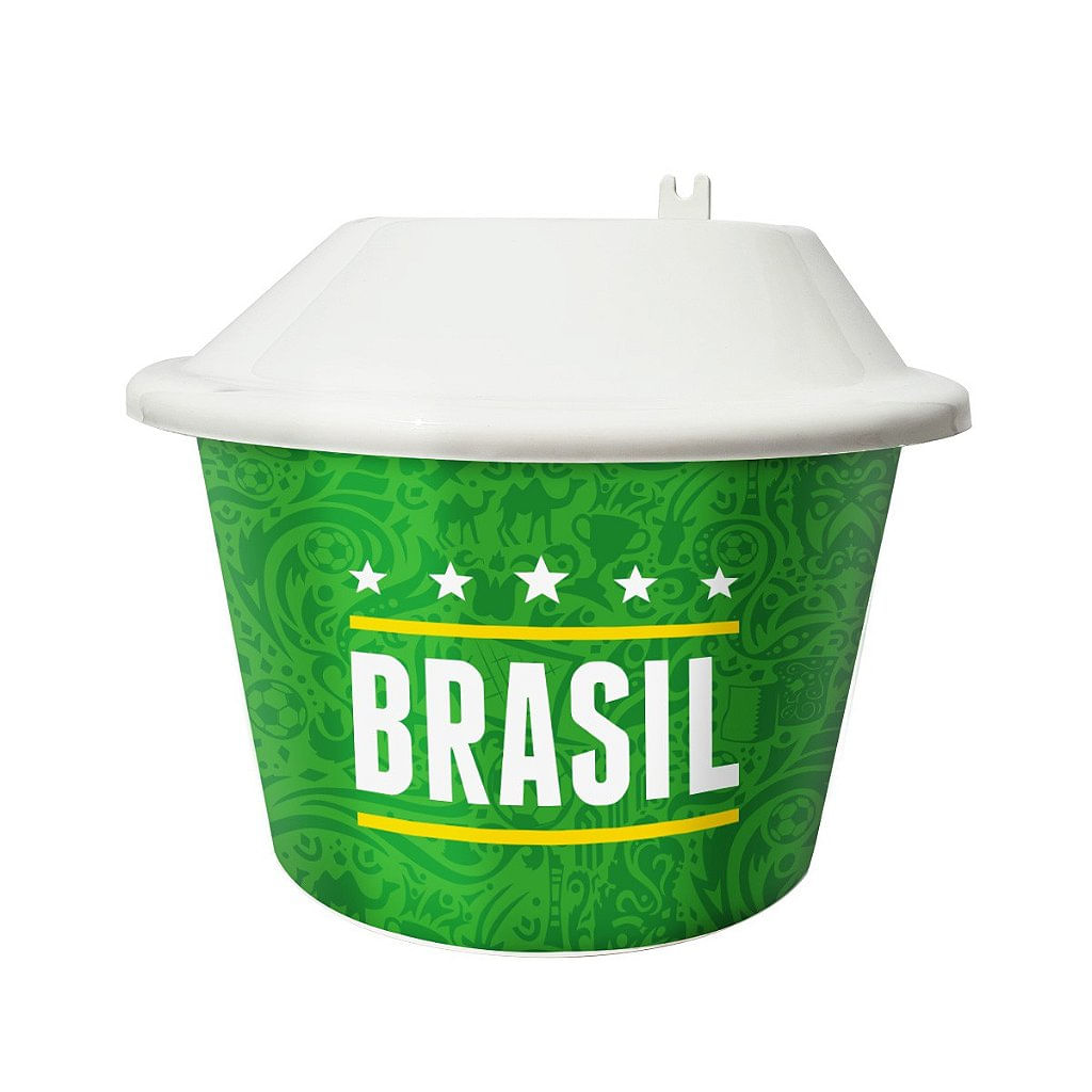 Chopeira Portátil Á Gelo Para Barril 5L - Brasil Hexa (VERDE)