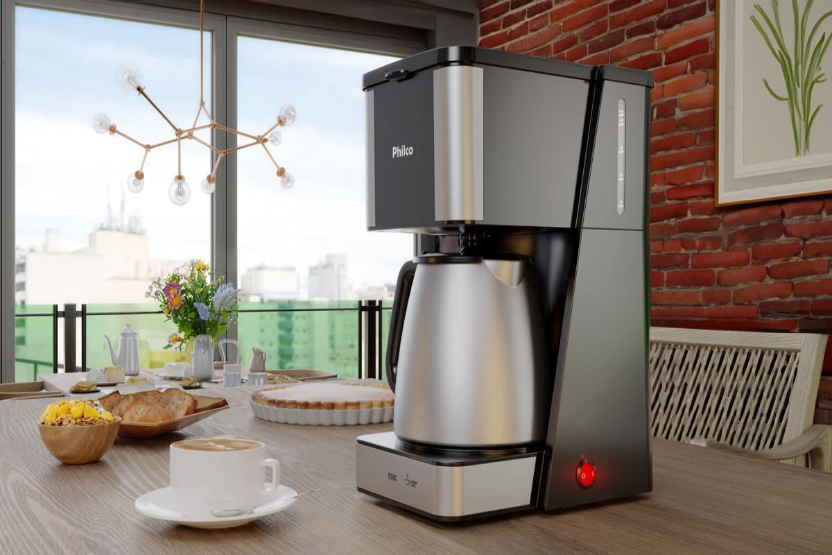 Cafeteira Philco PCF40C Inox 40 Cafezinhos 1,6L 950W 127V