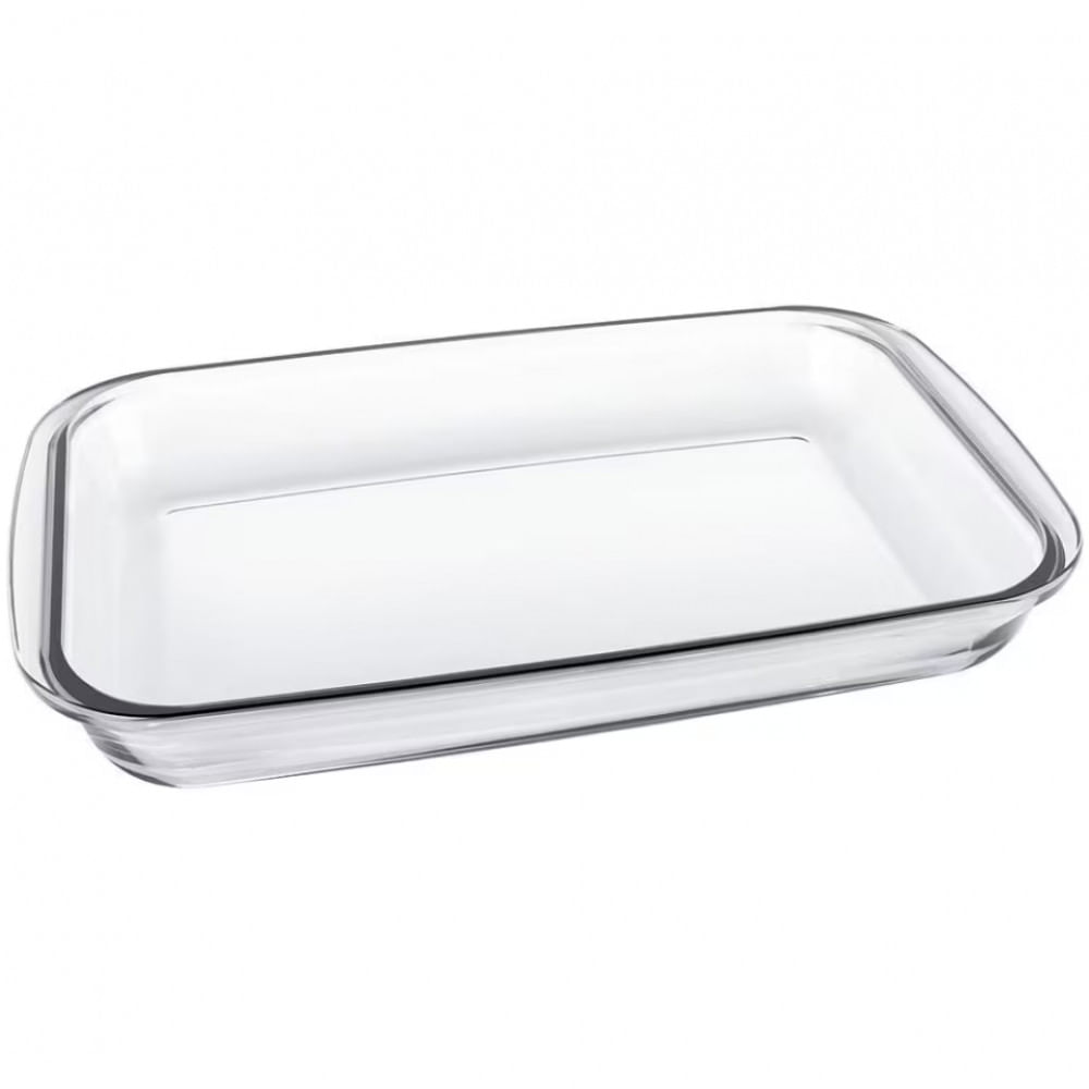 Conjunto de Travessas Refratárias Marinex em Vidro - 10 Peças Transparente