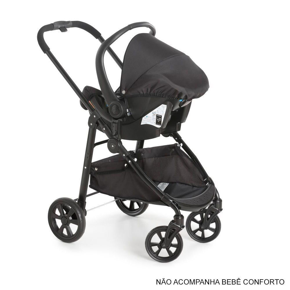 Carrinho De Bebê Para Passeio Galzerano Olympus New Black De 0 Meses Até 15 Kg Preto