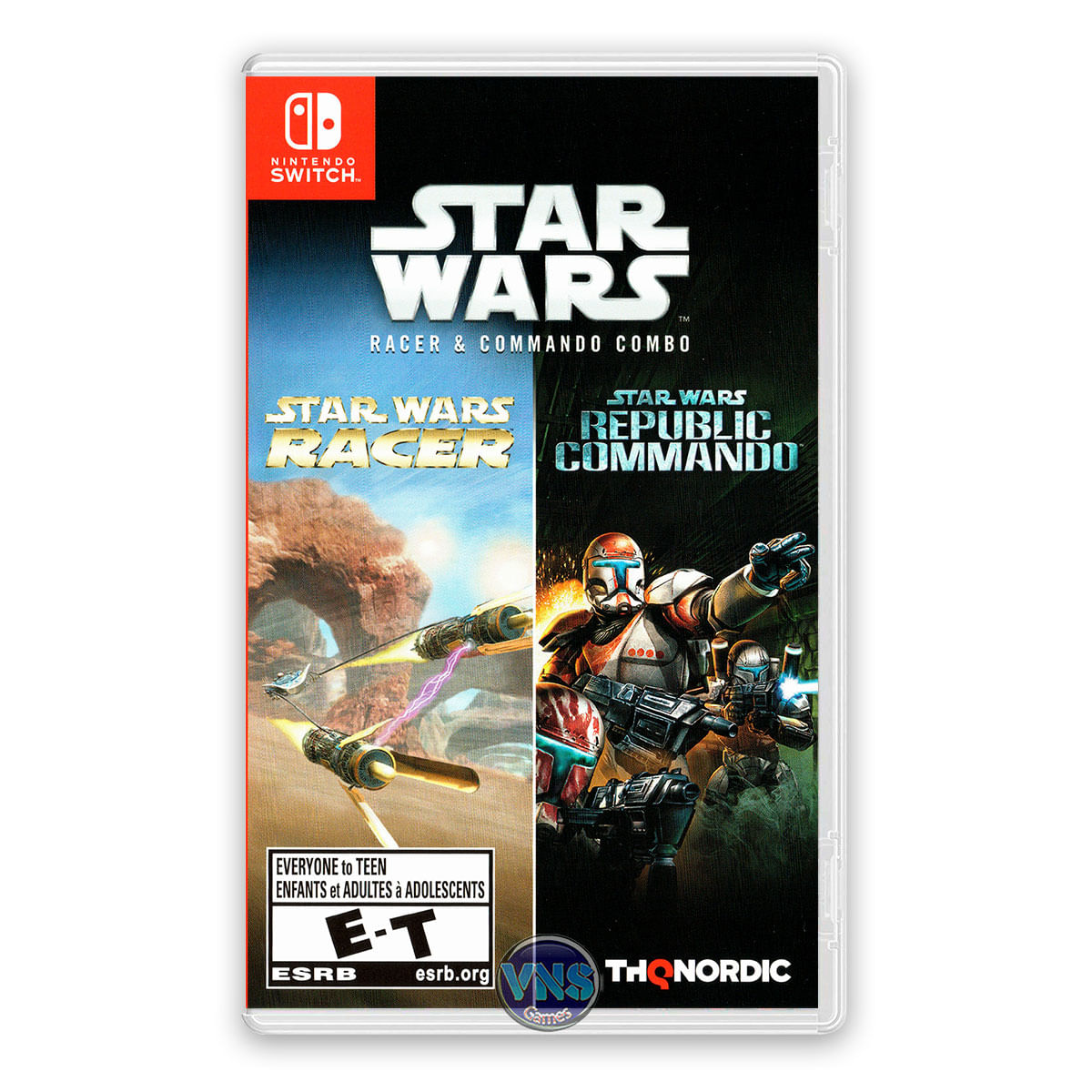 Star Wars Racer &amp; Commando Pack (Racer &amp; Republic Commando) - Nintendo Switch