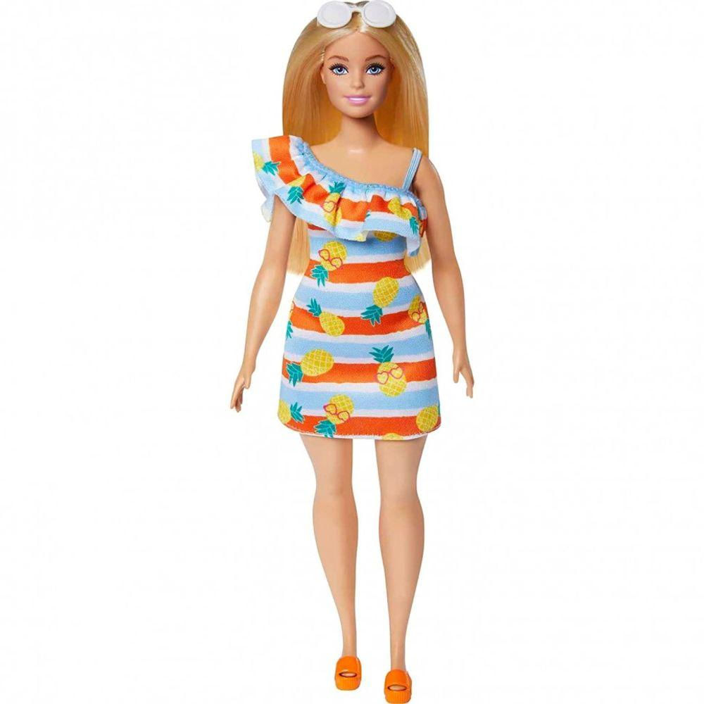 Barbie Loves The Ocean Vestido Listrado - Mattel