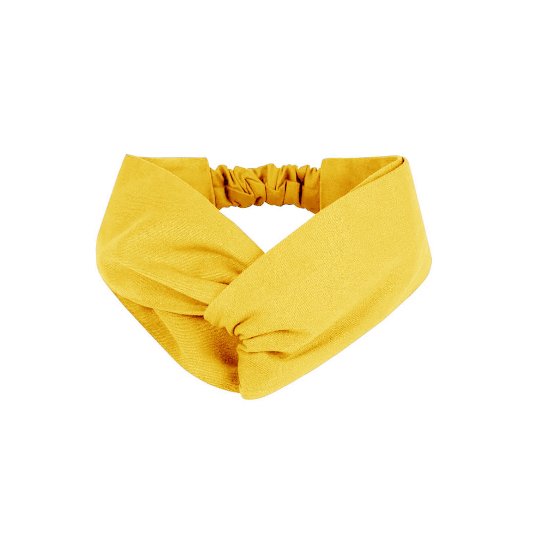 Faixa de Cabelo Bandana Amarelo Chef Cozinha Restaurante SPA