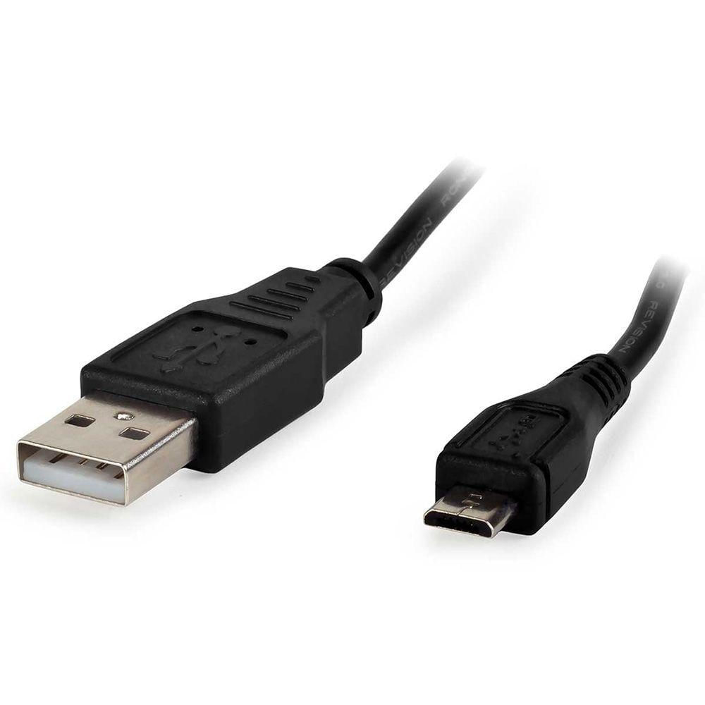 Cabo Usb A Macho Para Micro Usb Macho 2.0 Comprimento 1,5 Metros