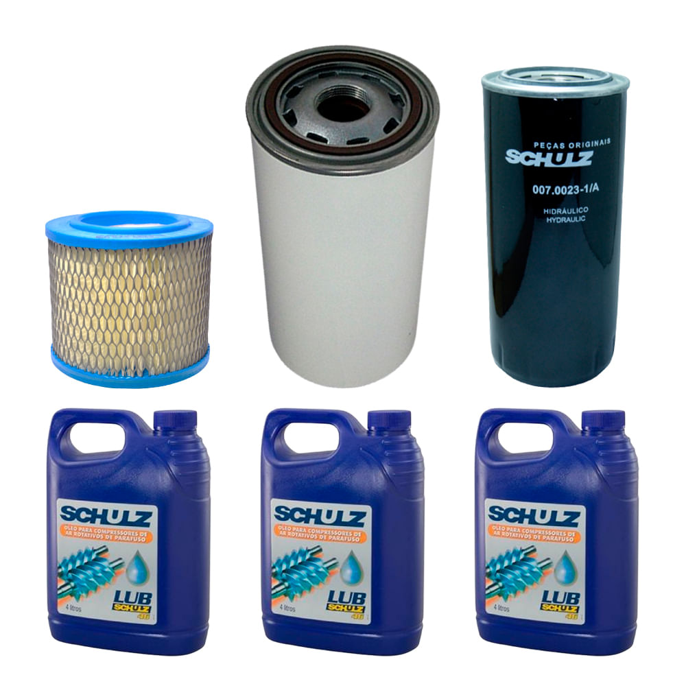 Kit Preventiva Compressor Parafuso Schulz SRP 3020C 3025C 3030C