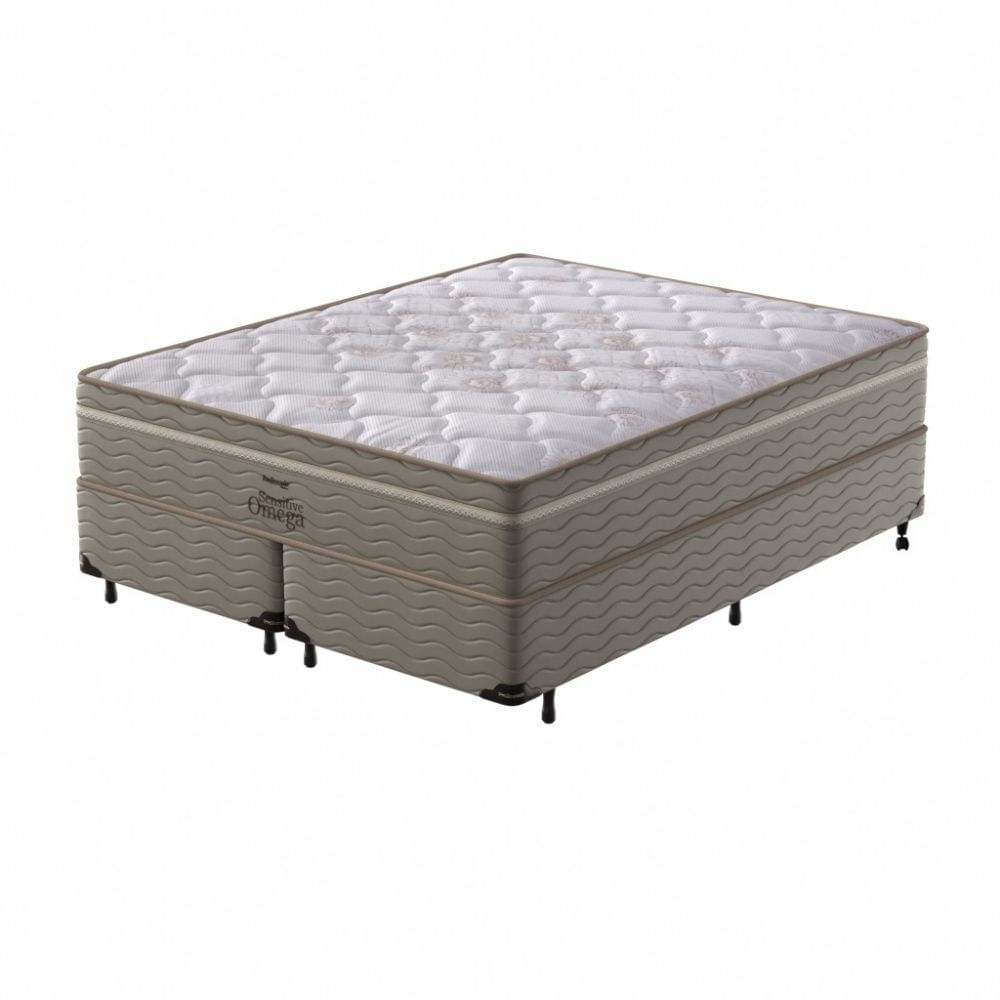 Conjunto Box Queen Mola Prodormir Sensitive Ômega (158x198x58cm)