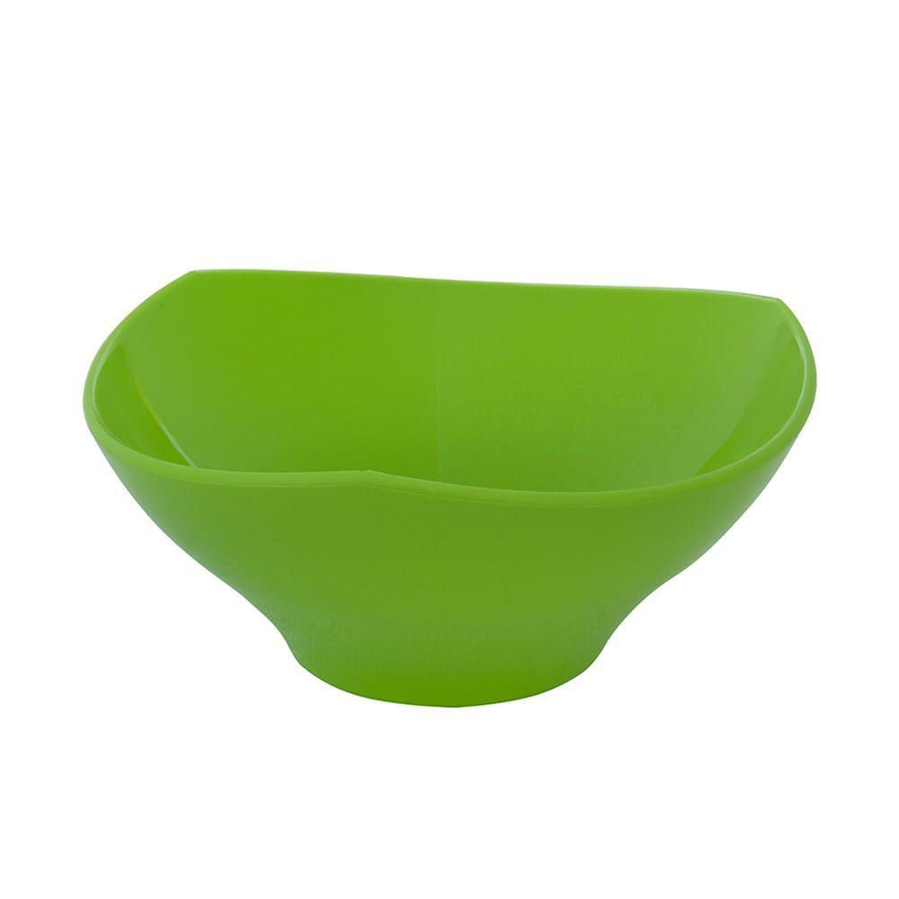 Bowl Flowers 1,5l Verde Em Polipropileno Linha Tropical Vem