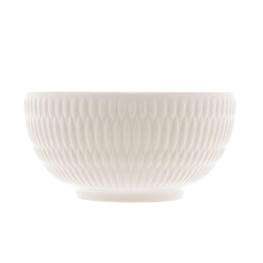 Jogo 8 Bowls De Porcelana New Bone Toledo Branco 15cm Lyor