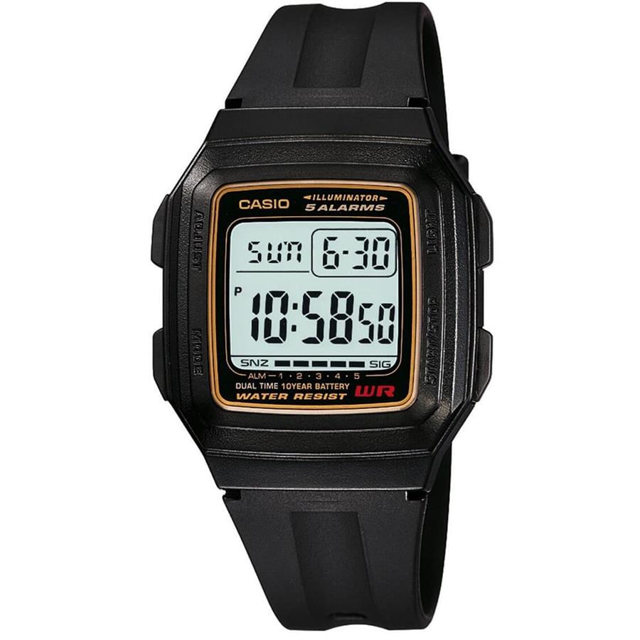 Relógio Casio Masculino Ref: F-201wa-9adf Vintage Digital