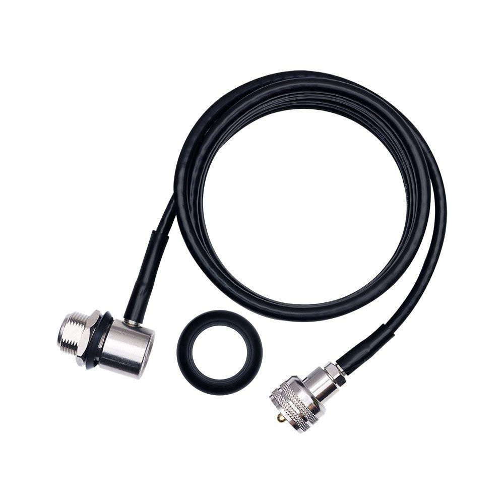 Cabo Curto Aquario M-801k Cabo Com 3,5 Metros E Conector Uhf Rg-058