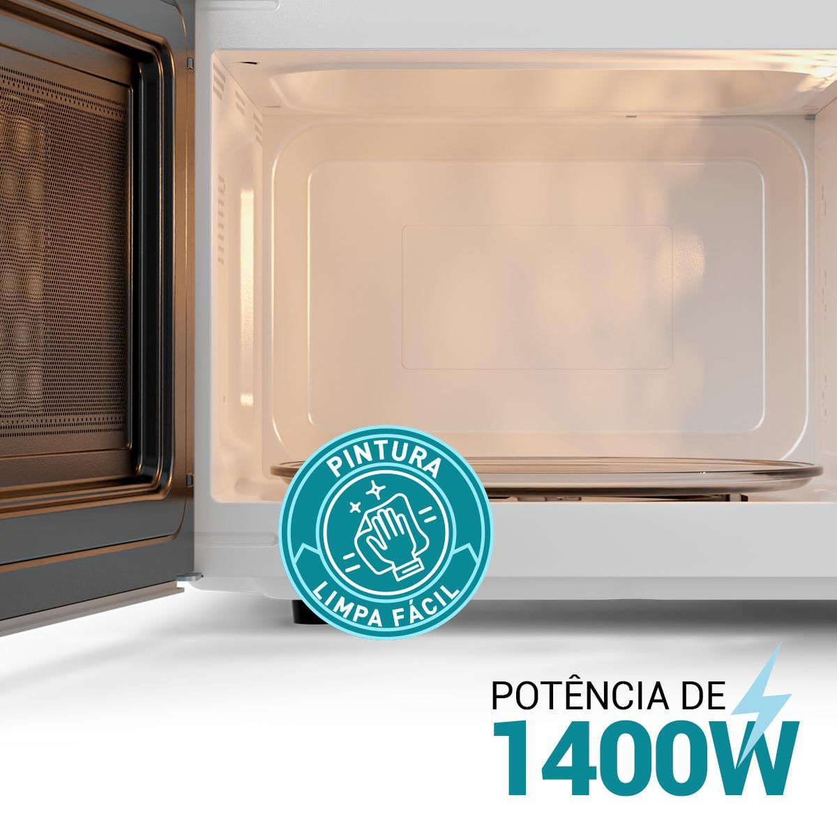 Micro-ondas 33L Philco PMO38S Limpa Fácil 1400W 220V