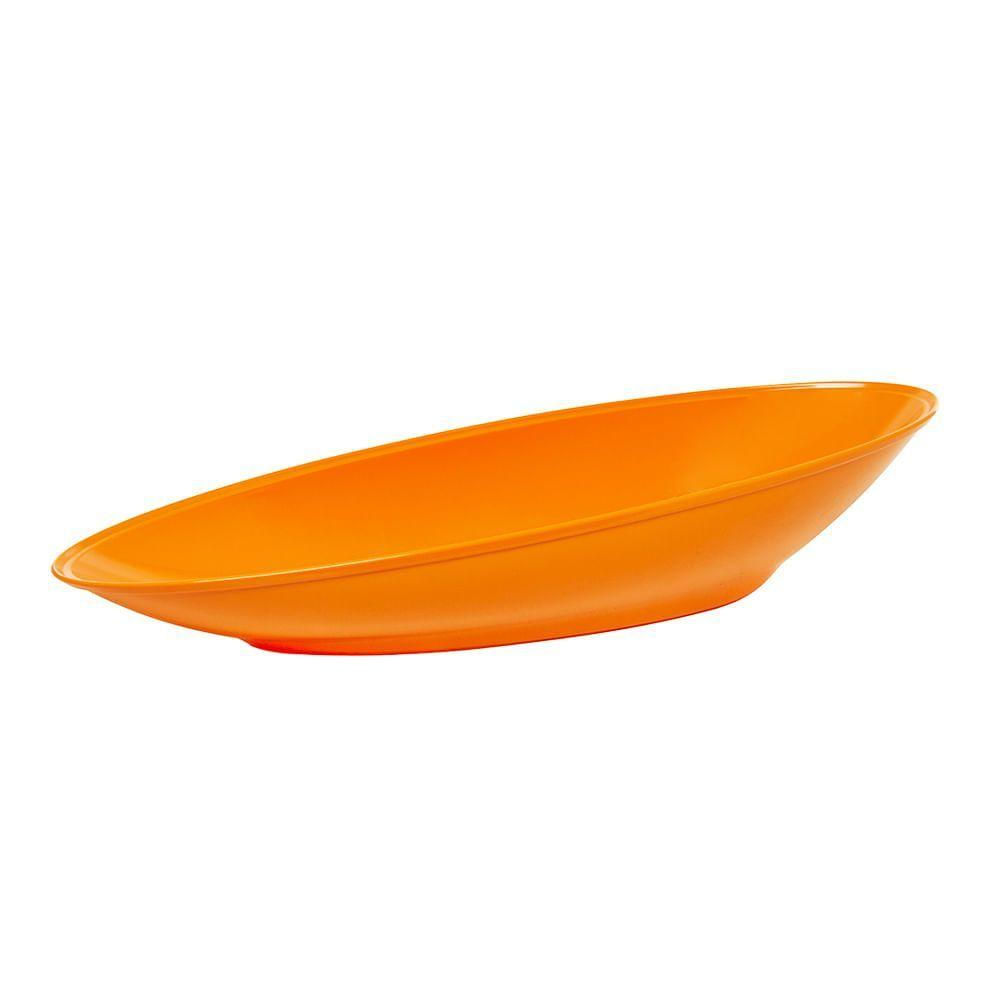 Saladeira Oval 60cm Laranja Em Polipropileno Linha Tropical Vem