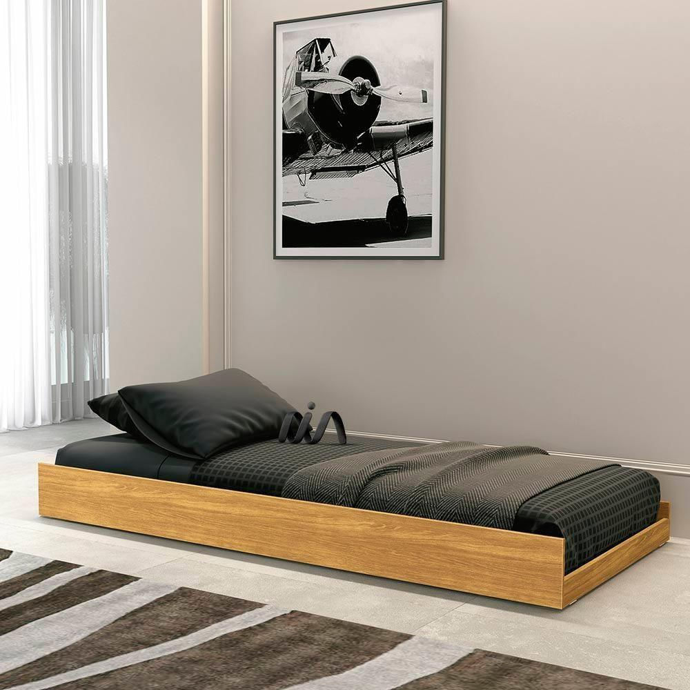 Cama Auxiliar Solteiro Fenix Branco