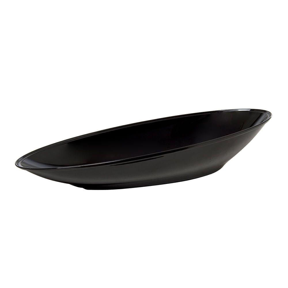 Saladeira Oval 60cm Preta Em Policarbonato Linha Profissional Cook Vem