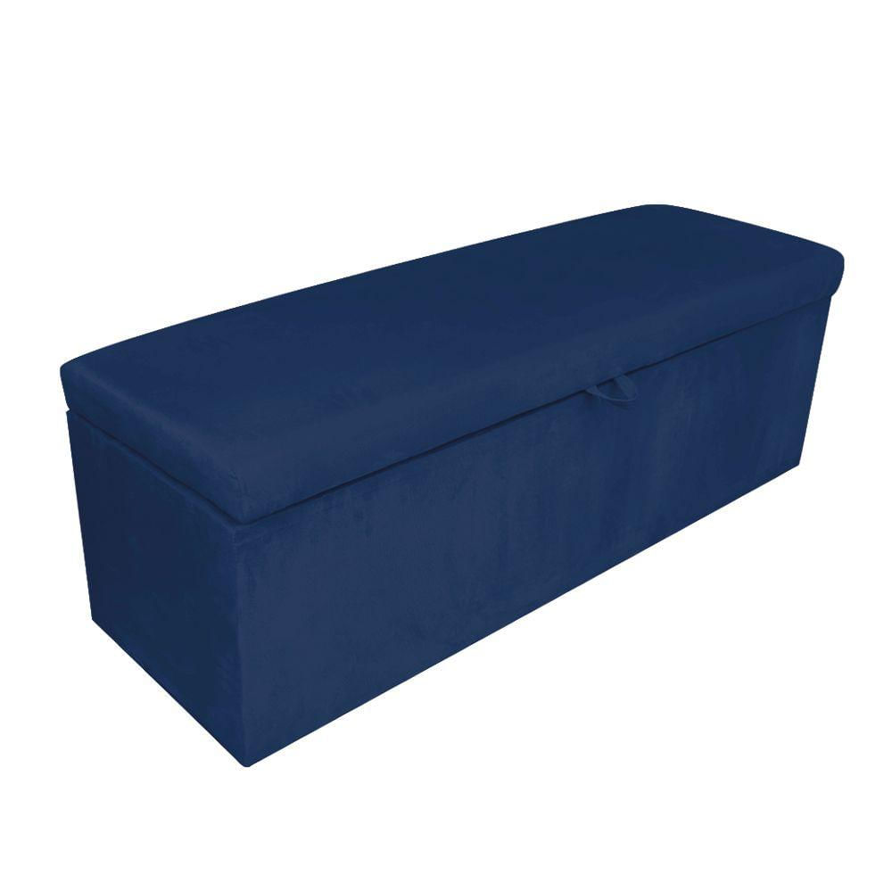 Calçadeira Clean 140 Cm Suede D´rossi Azul Marinho