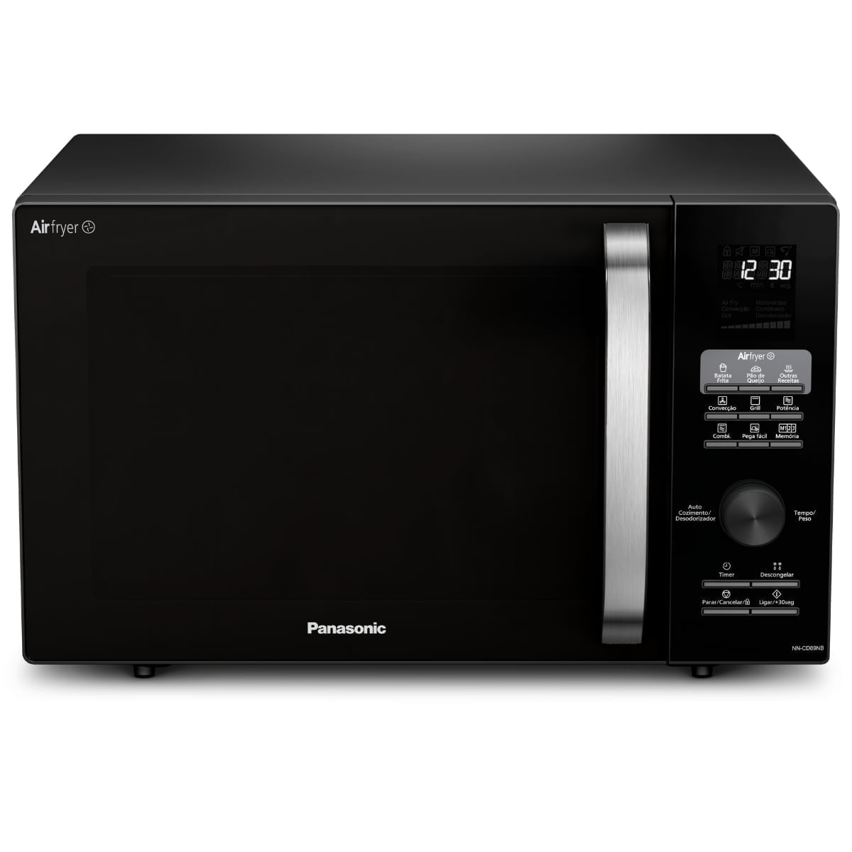 Micro-ondas Panasonic Air Fryer 30L Preto 110V NN-CD89NBRUN