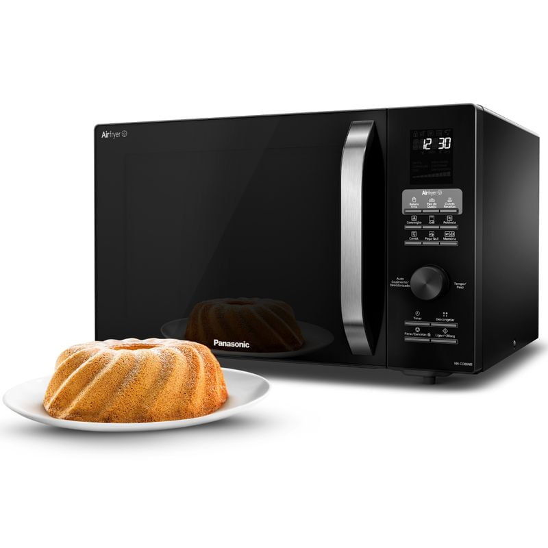 Micro-ondas Panasonic Air Fryer 30L Preto 110V NN-CD89NBRUN