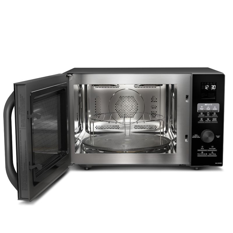 Micro-ondas Panasonic Air Fryer 30L Preto 110V NN-CD89NBRUN