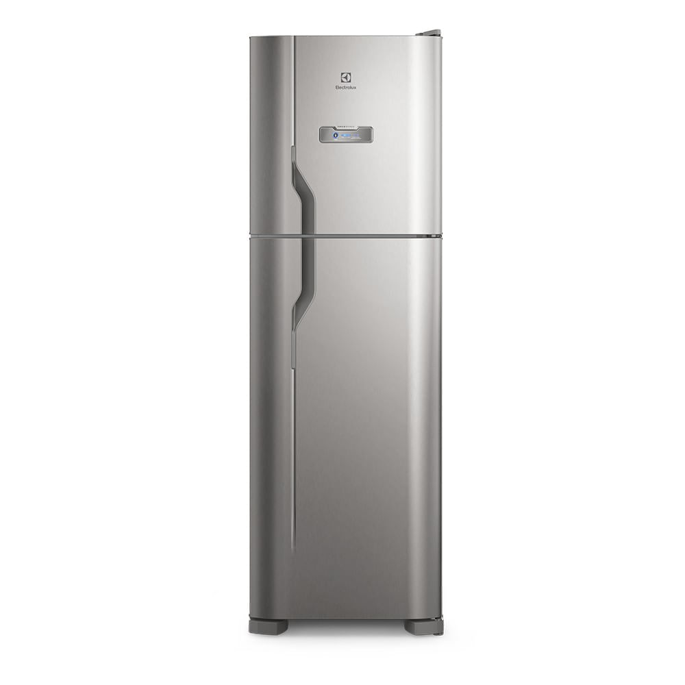 Geladeira Electrolux Frost Free 400L Efficient Turbo Freezer Duplex Inox Look (DFX44) 220V