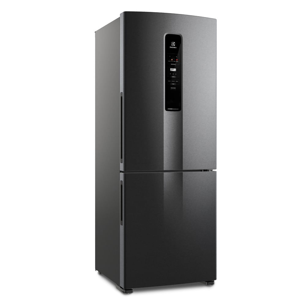 Geladeira Electrolux Frost Free Inverter 490L com AutoSense Inverse Black Inox Look (IB7B) 127V
