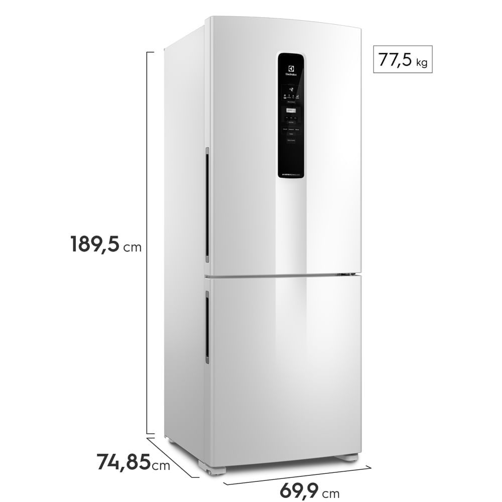 Geladeira Electrolux Frost Free Inverter 488L Experience Fresh&Flex Inverse Branca (IB55) 127V