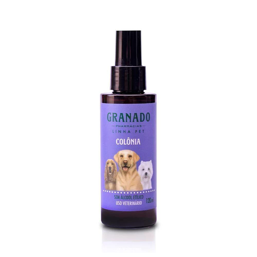 Colônia Pet Para Cães E Gatos 120ml Perfume água Granado