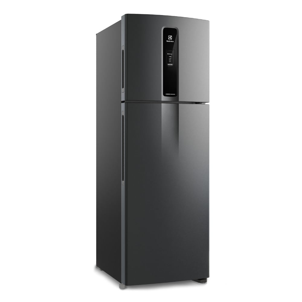 Geladeira Electrolux Frost Free Inverter 390L Efficient AutoSense Duplex Black Inox Look (IF43B) 127V