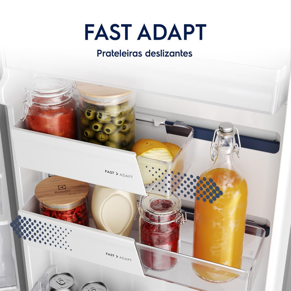 Geladeira Electrolux Frost Free Inverter 390L Efficient AutoSense Duplex Black Inox Look (IF43B) 127V