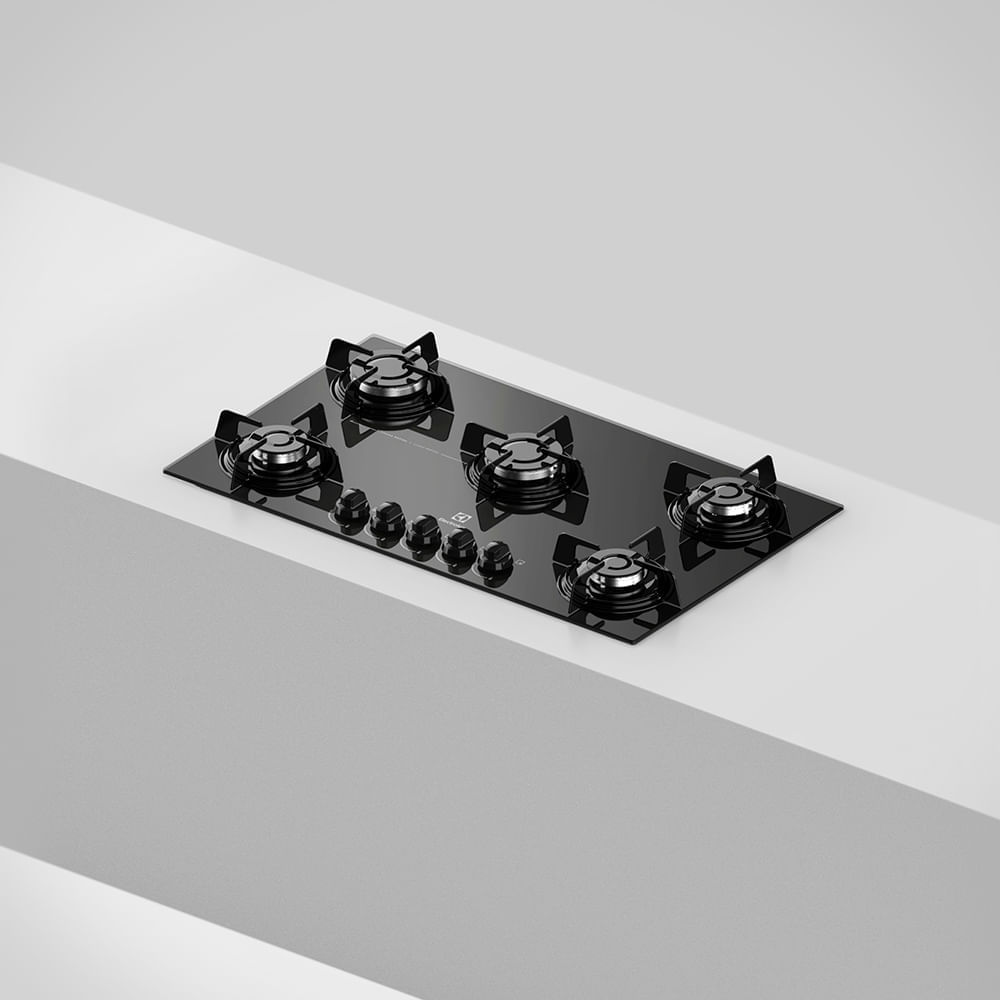 Cooktop 5 Bocas Electrolux a Gás com Acendimento Automático (KE5GP) Bivolt