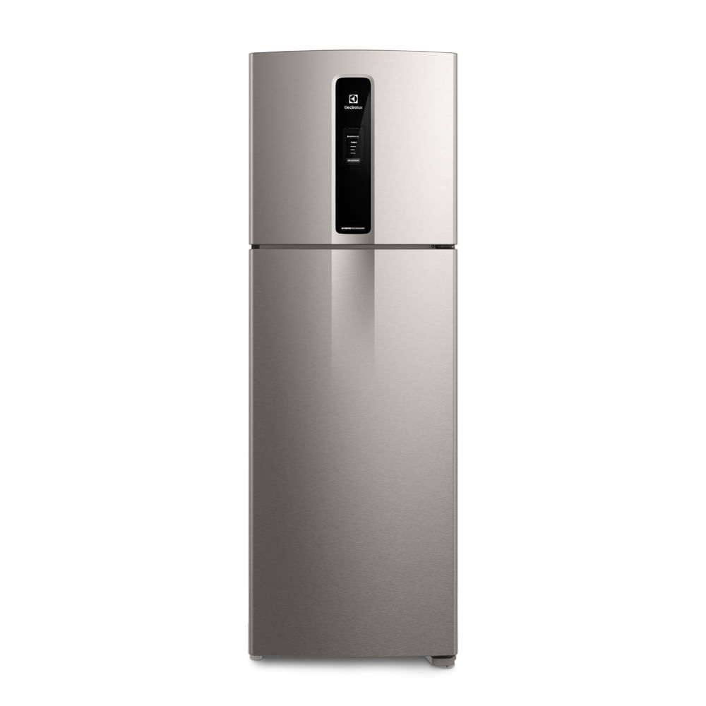 Geladeira Electrolux Frost Free Inverter 390L Efficient AutoSense Duplex Inox Look (IF43S)