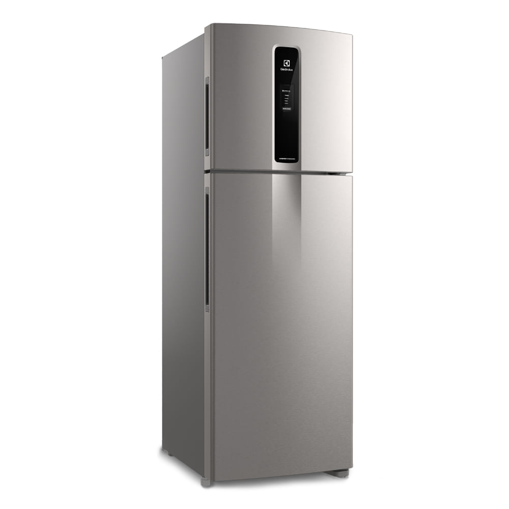 Geladeira Electrolux Frost Free Inverter 390L Efficient AutoSense Duplex Inox Look (IF43S) 127V