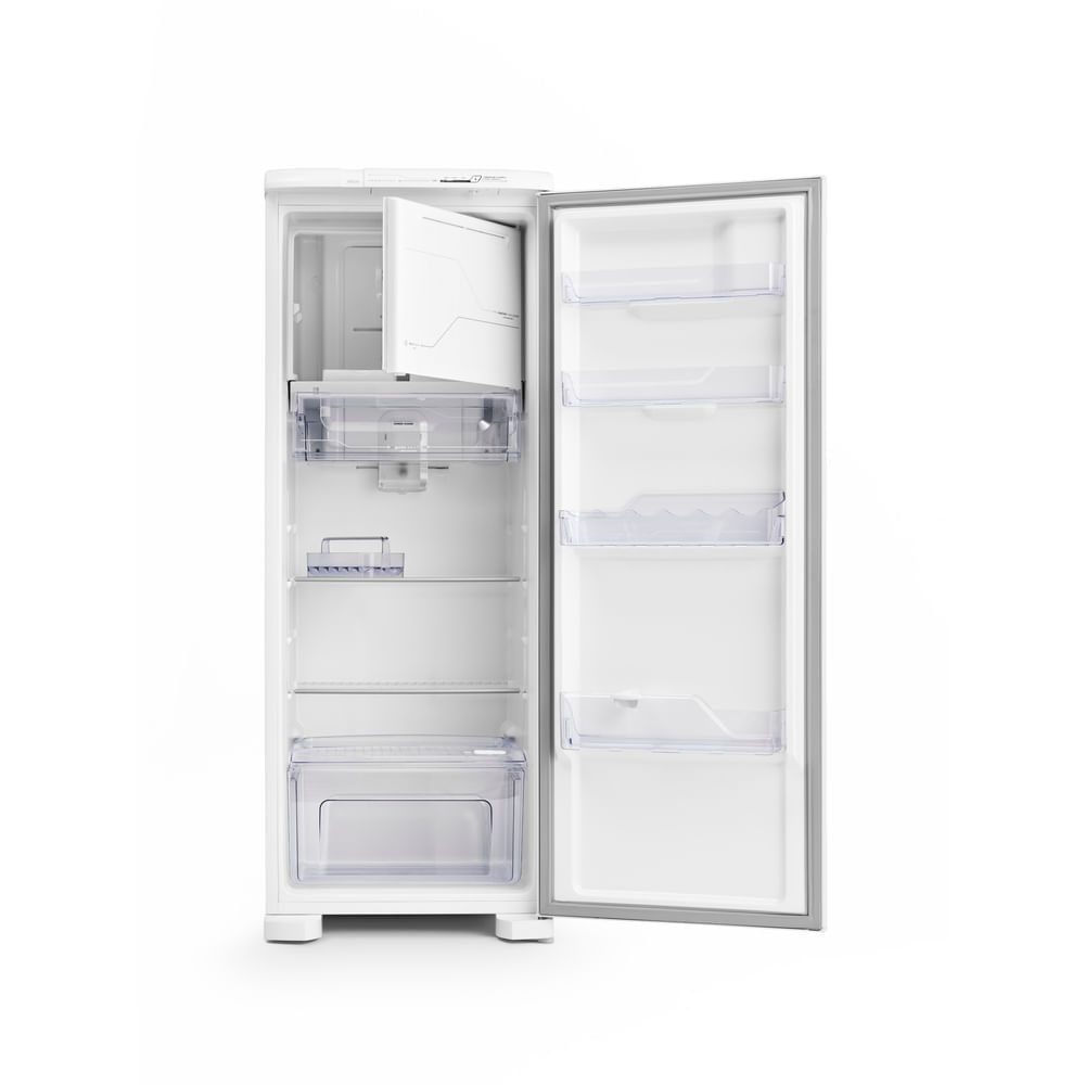 Geladeira Electrolux Frost Free 322L Painel Blue Touch Uma Porta Branca (RFE39) 127V