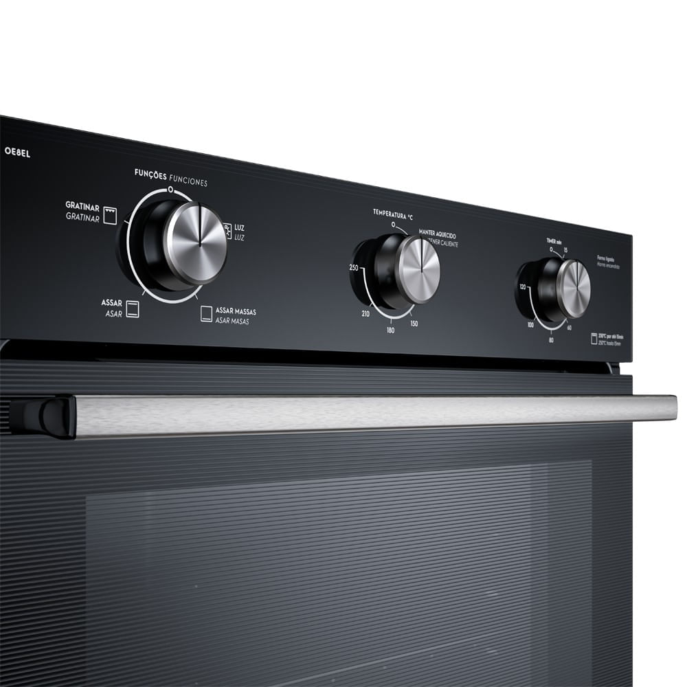 Forno de Embutir Elétrico Electrolux 80L Efficient com PerfectCook (OE8EL) 220V