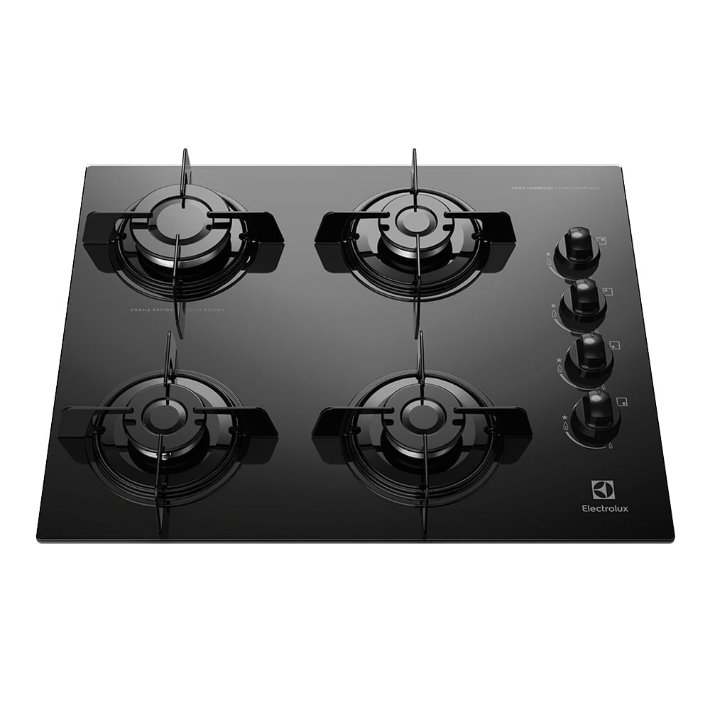 Cooktop 4 Bocas Electrolux a Gás com Acendimento Automático (KE4GP)