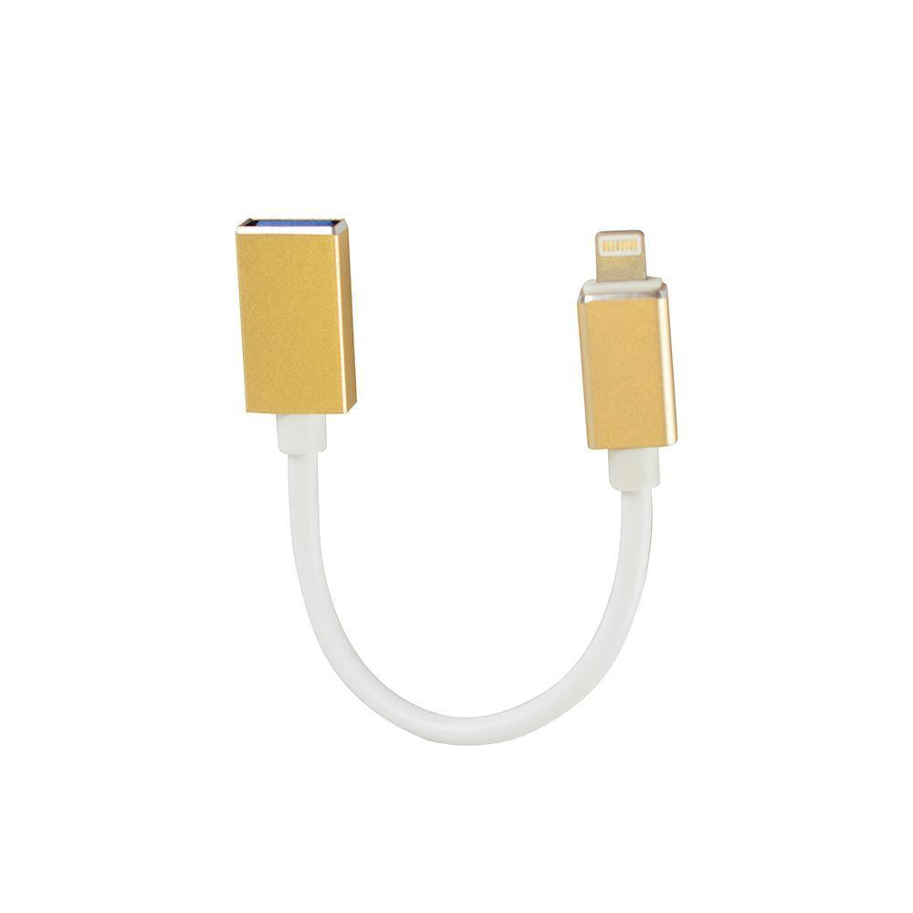 Cabo Otg Evus C-078 Lightning X Usb 2.0 15cm