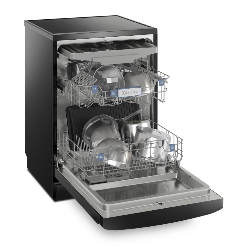 Lava-Louças Electrolux 14 Serviços Preta Experience com Função Higienizar Compras (LL14P) 127V