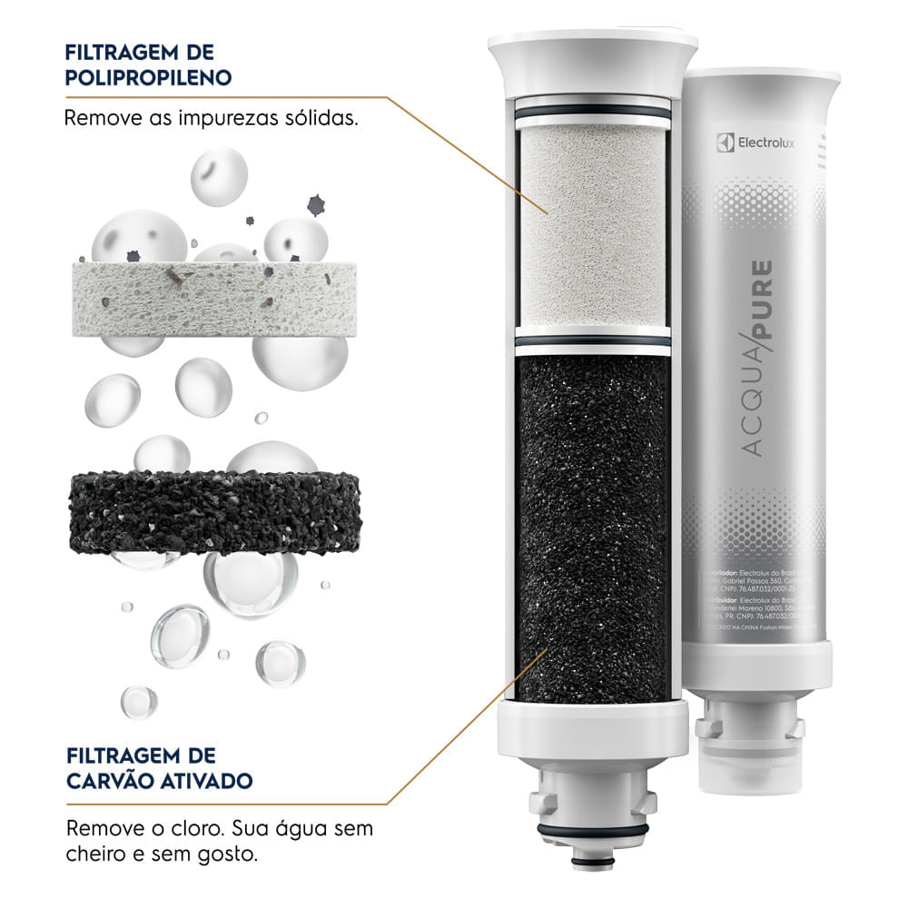 Purificador Electrolux Pure 4x Água Gelada, Fria e Natural com Painel Touch Cinza (PE12G) Bivolt