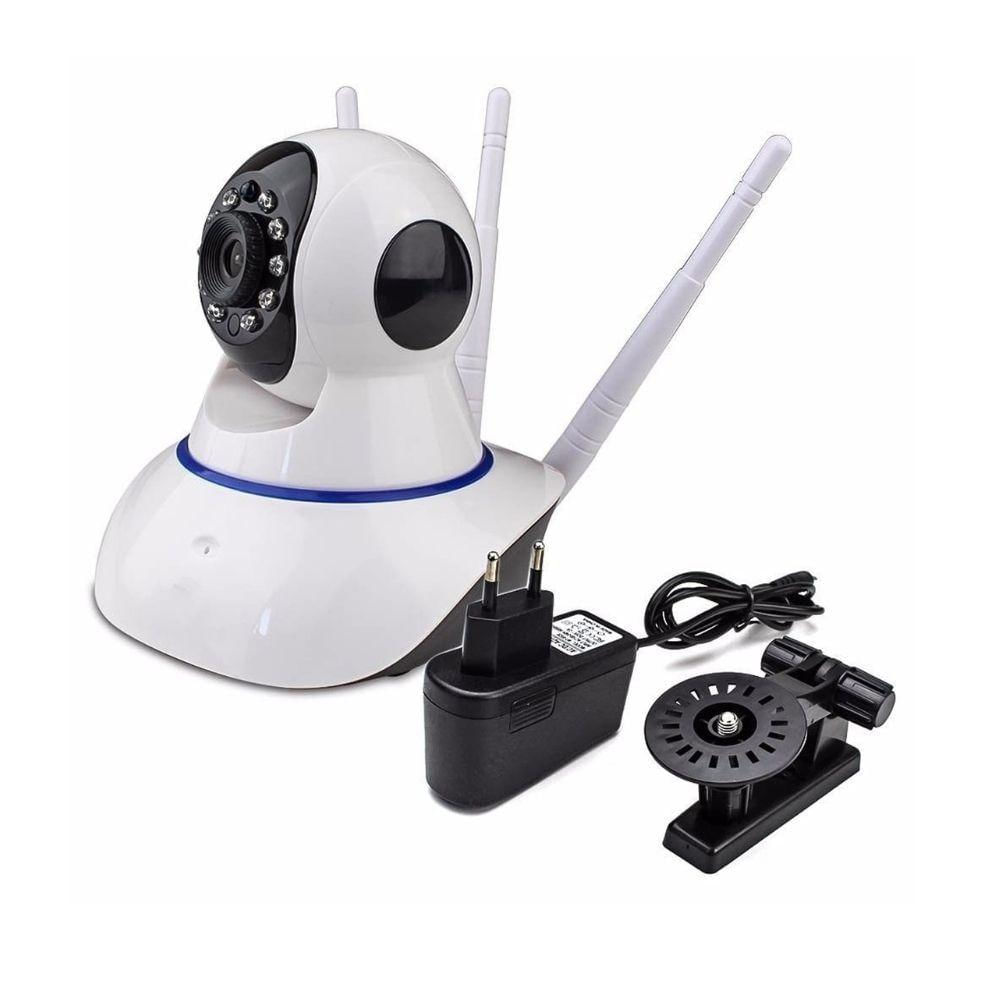 Câmera Ip Wifi Wireless Sem Fio Hd 3 Antenas Visão Noturna