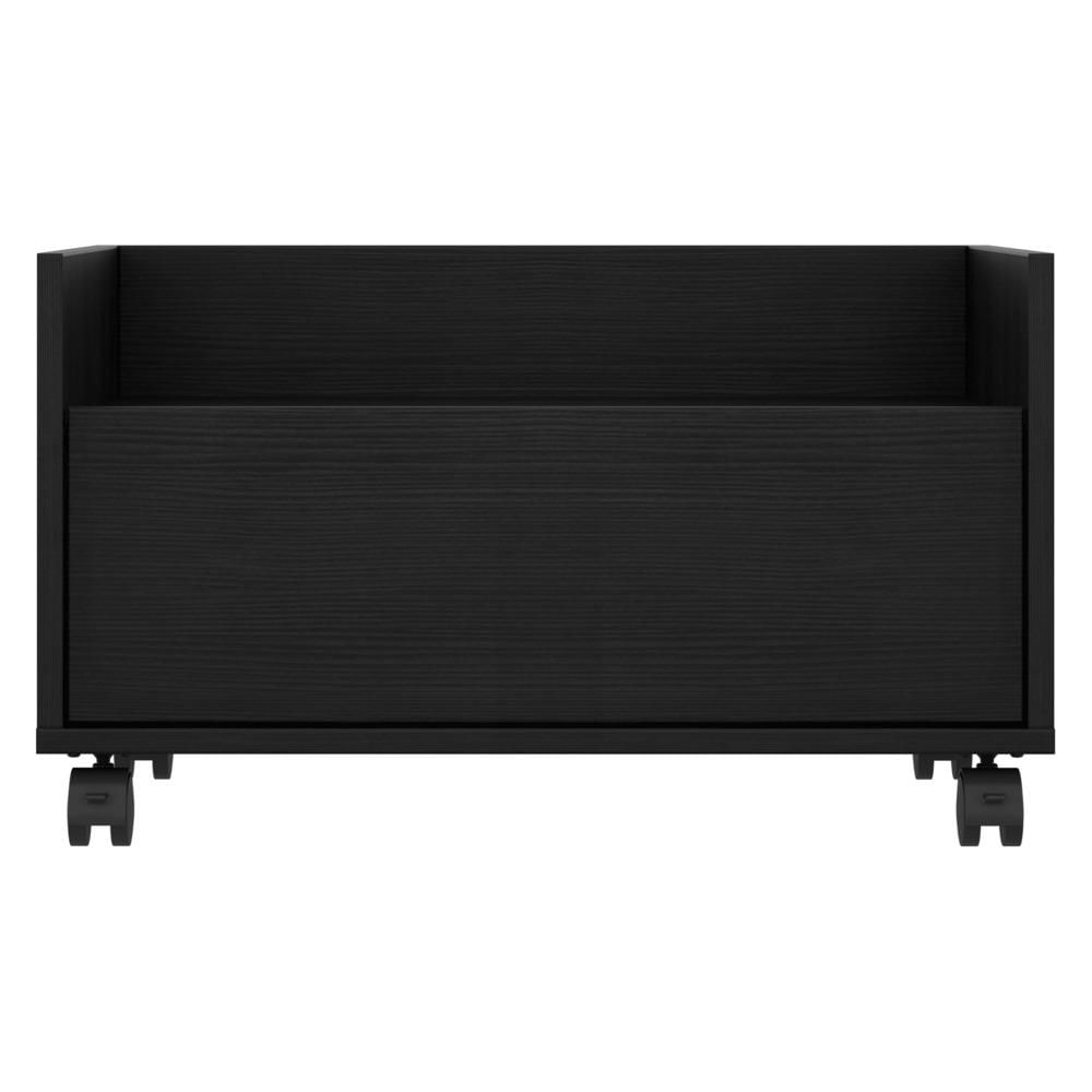 Gabinete Armário Banheiro 80cm com Rodízios Multimóveis V5002 Preto