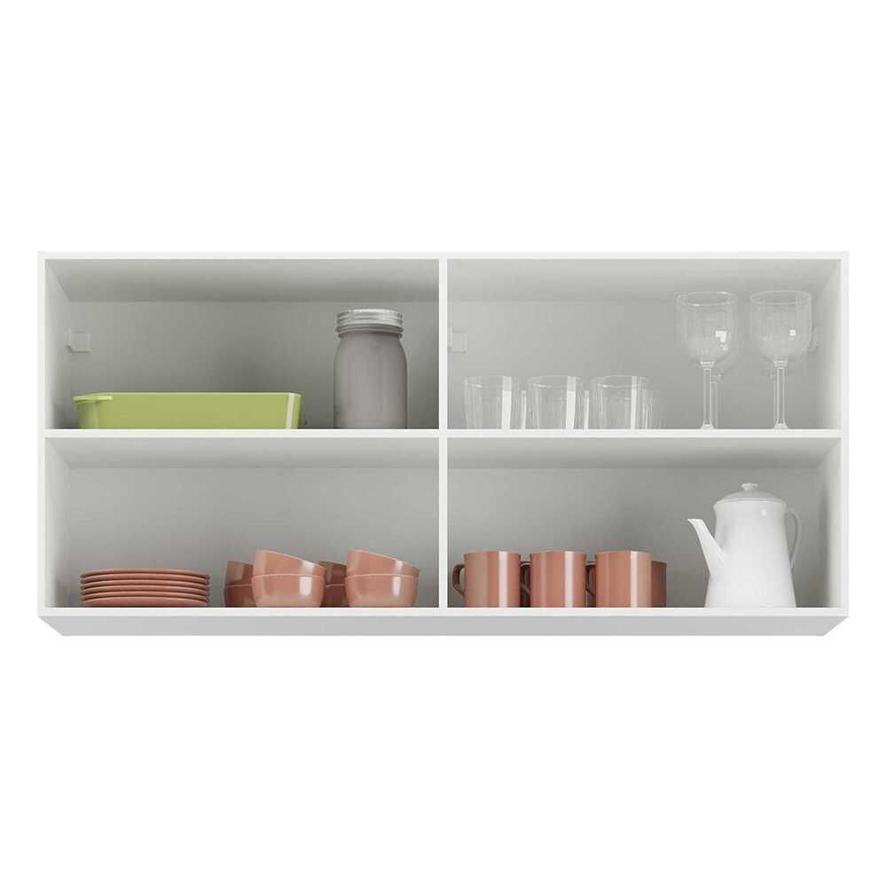 Armário de Cozinha Multimóveis Veneza GB 120 cm 2 Portas FG3682 Branco