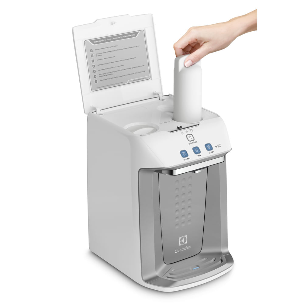 Purificador Electrolux Água Gelada, Fria e Natural Branco (PA21G) Bivolt