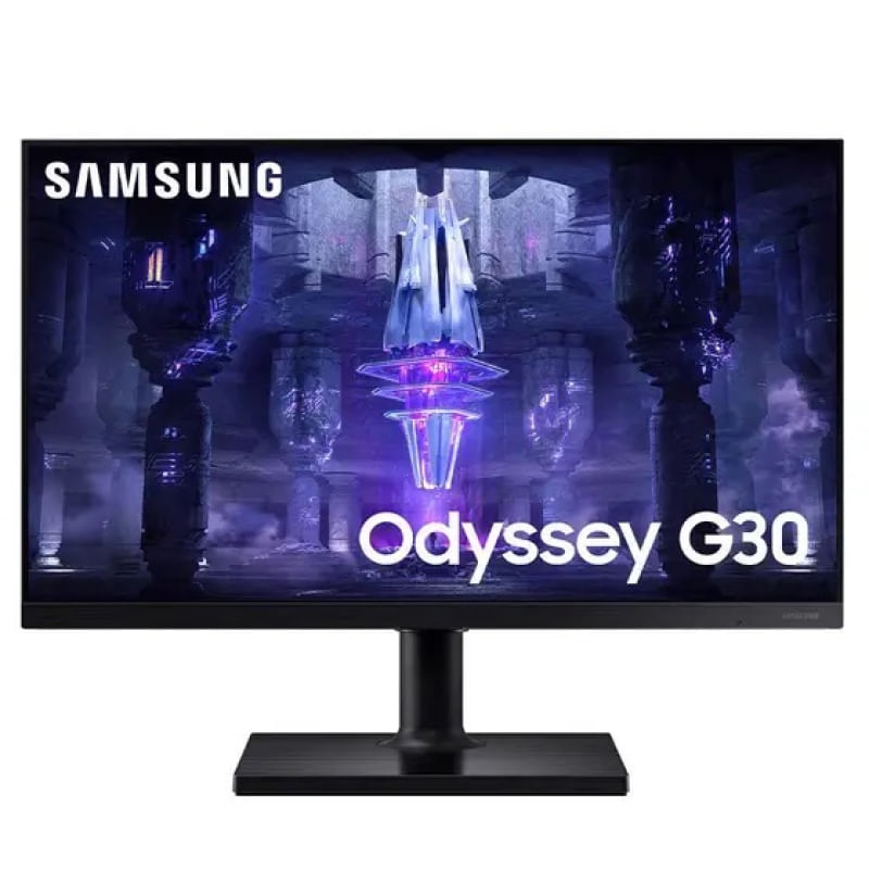 Monitor Gamer Samsung Odyssey G30, FULL HD, Tela Plana, 24", Painel VA, 144Hz, 1Ms, HDMI, FreeSync Premium