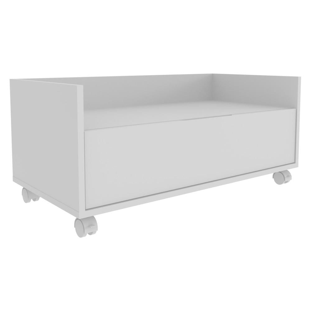 Gabinete de Banheiro com Rodízios Multimóveis 80 cm FGL2608 Branco