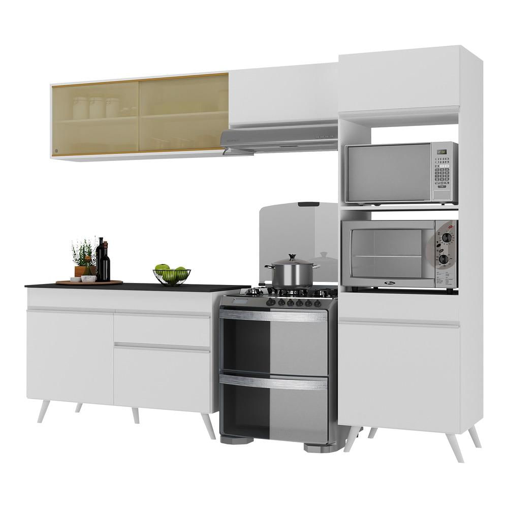 Armário de Cozinha Compacta 4 peças MP3692.891 Veneza Branco