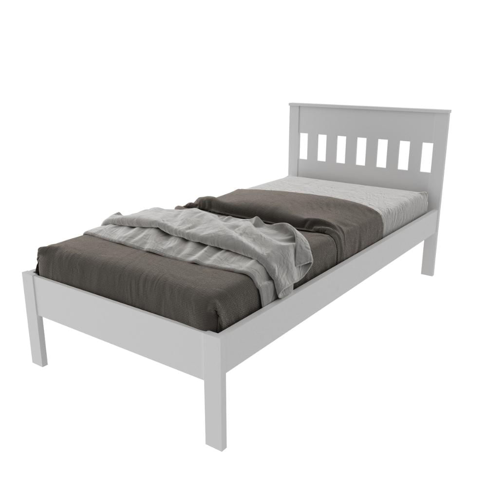 Cama de Solteiro para Colchão 88 x 188 cm Multimóveis VCR35010 Branco