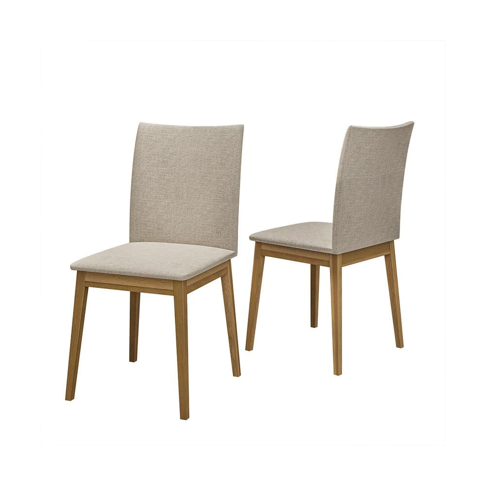 Conjunto com 2 Cadeiras de Jantar Linho Multimóveis CR50038