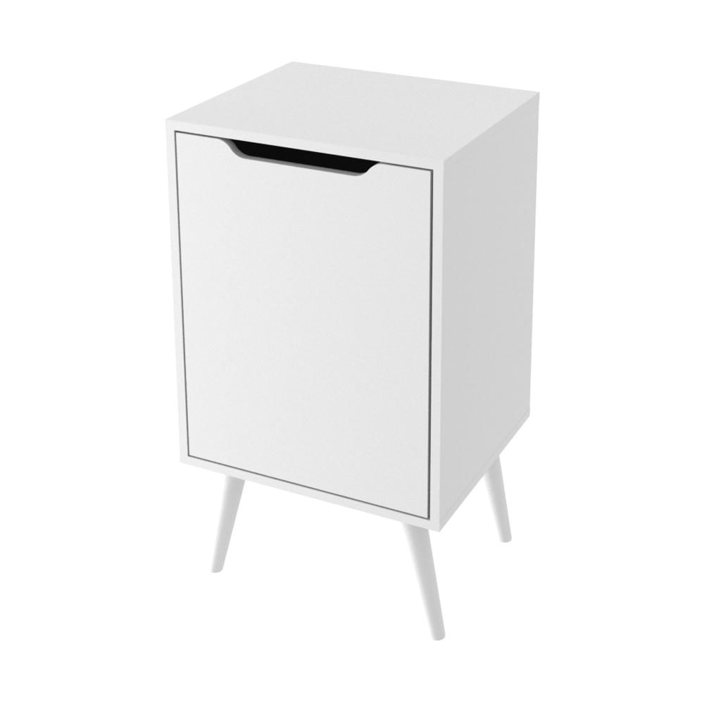 Gabinete Banheiro 45cm 1 Porta Retrô Multimóveis CR10120 Branco